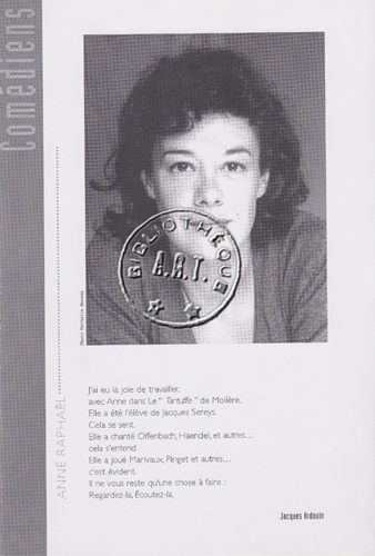 Les programmes de Théatre de l\